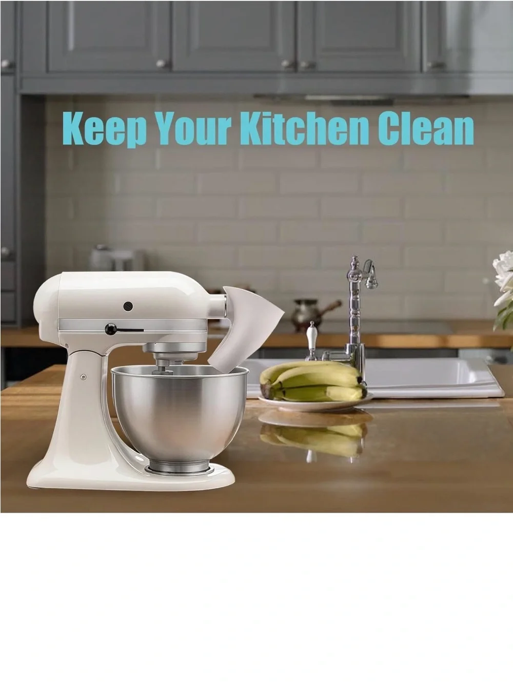 New Open Box Flour Funnel for KitchenAid Stand Mixers, Compatible Artisan KSM150